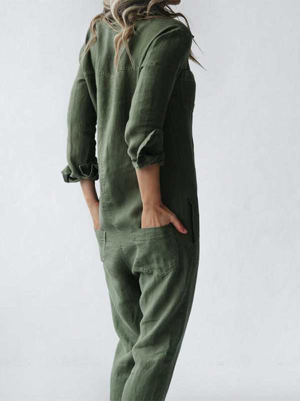 Sydney | Long sleeve jumpsuit - For a better look