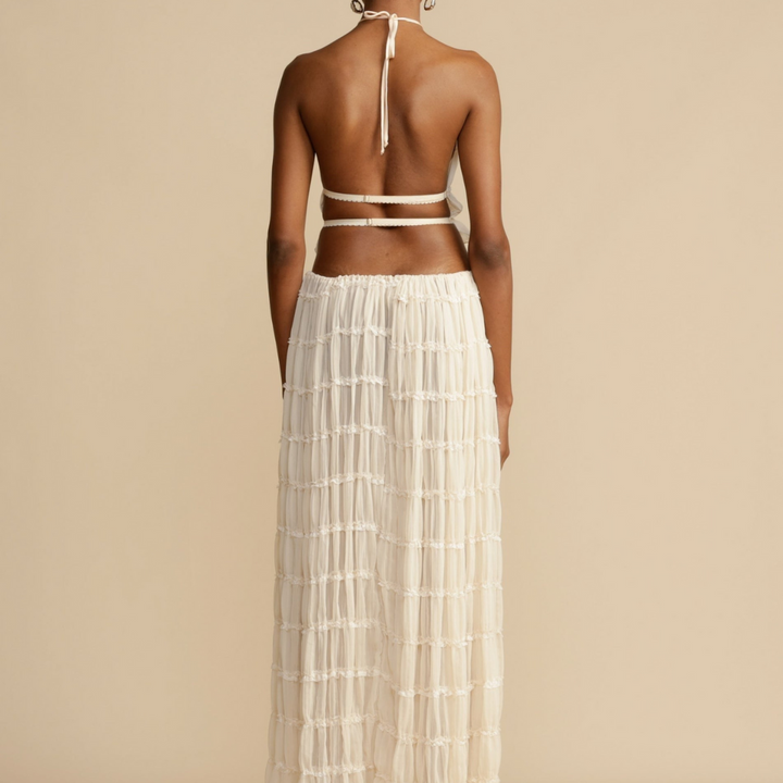 Livy | Halter top and skirt set