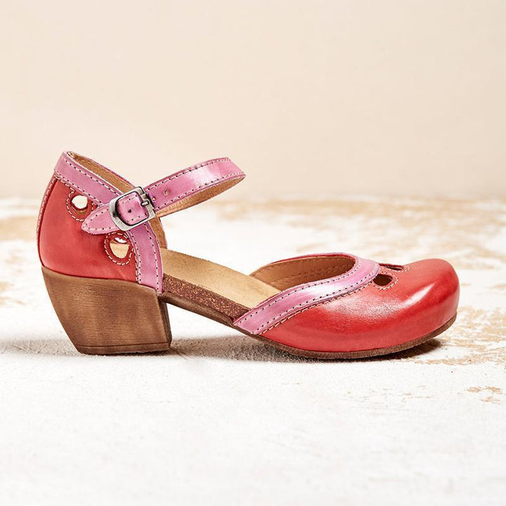 Amalia - Comfortable sandals with low heels