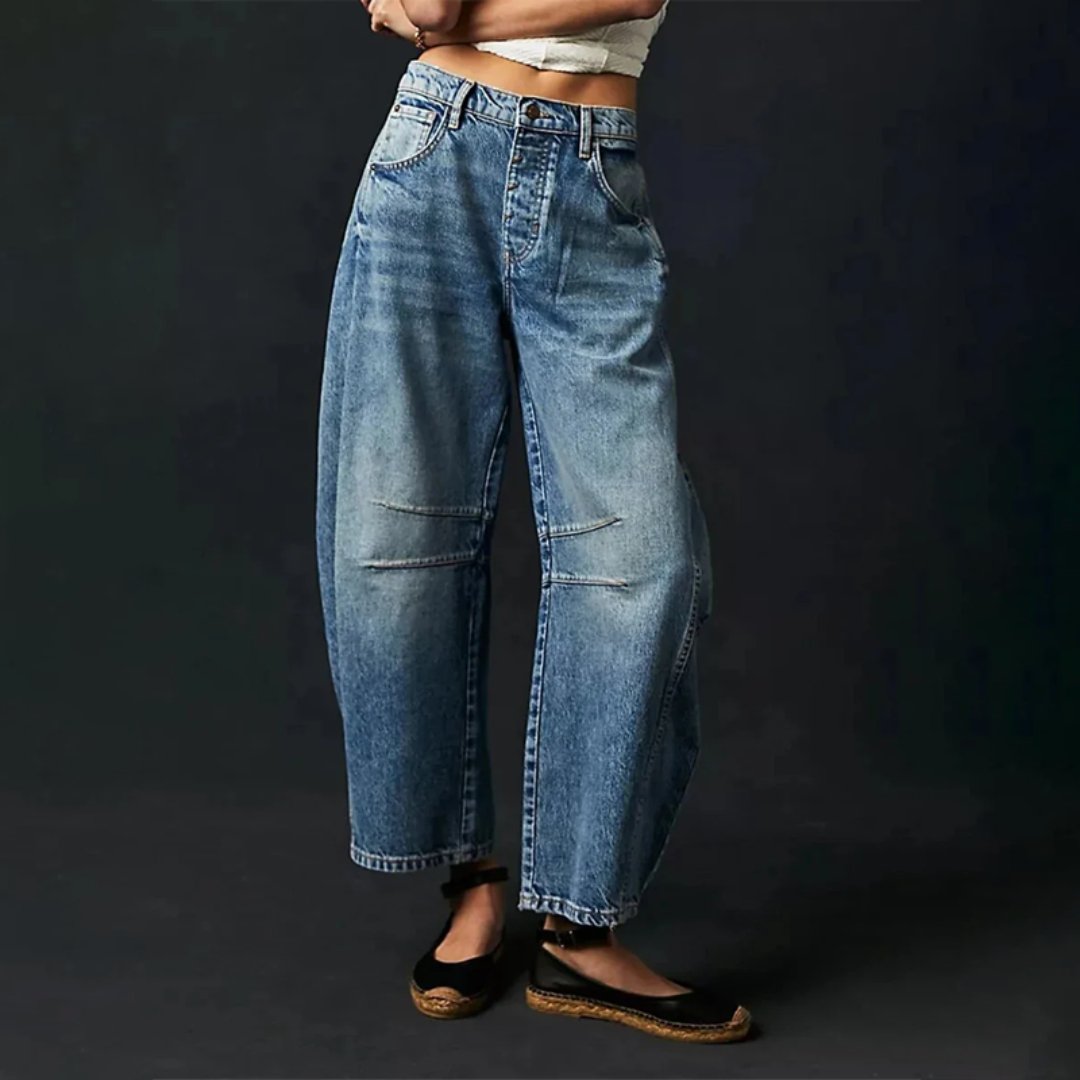 GISELDA™ | Comfortable wide-cut jeans